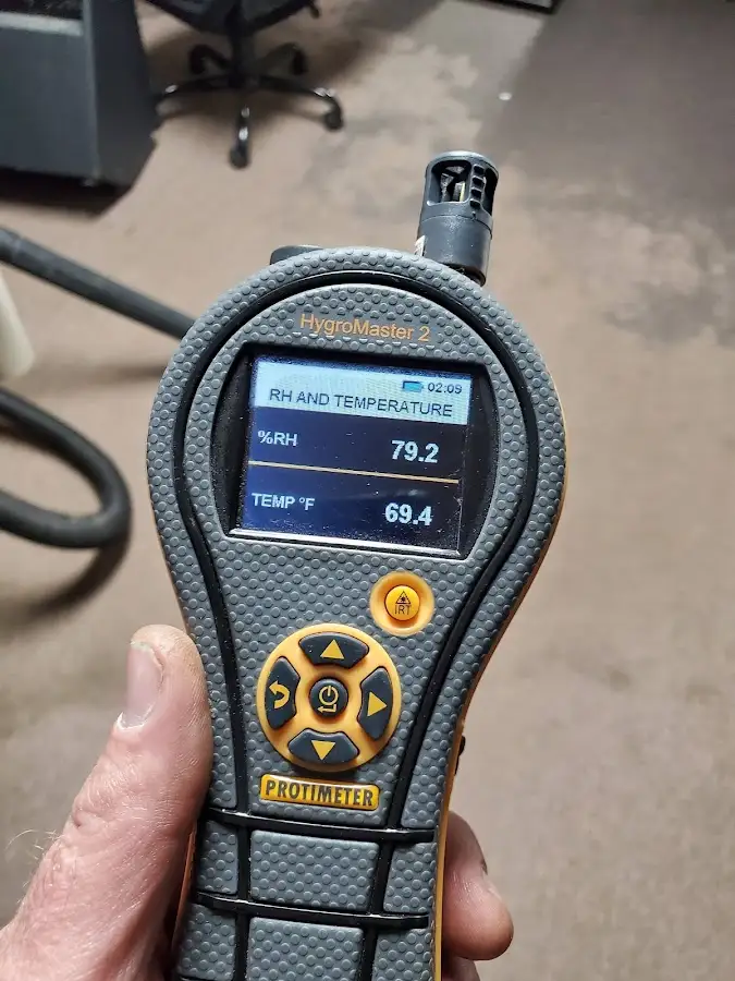 Moisture meter humidity assessment for Mold Remediation & Removal in River Vale